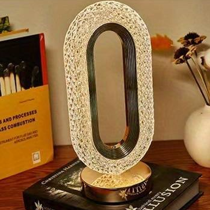 Elegant Clear Desk Lamp