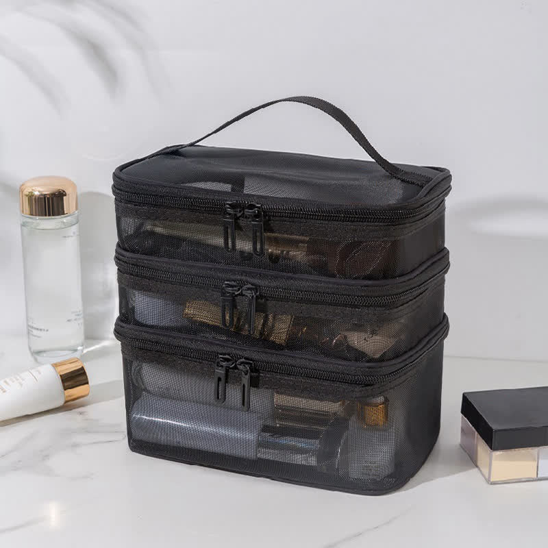 Breathable Hanging Storage Bag Bathroom Organizer