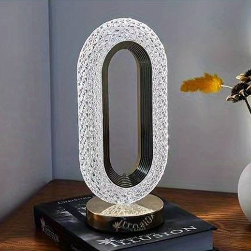 Elegant Clear Desk Lamp