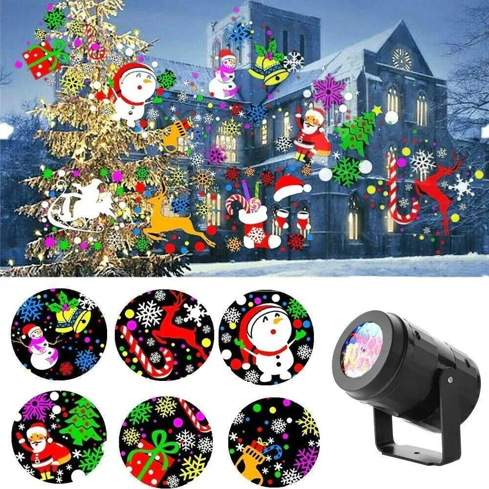 Bright Holiday LED Yard Light Projector