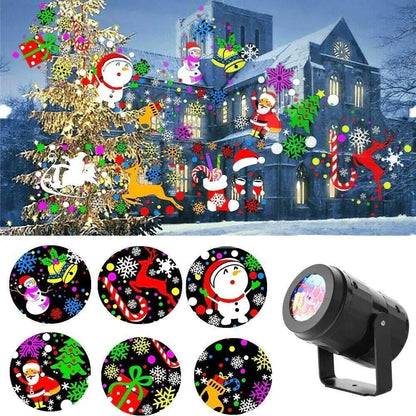 Bright Holiday LED Yard Light Projector