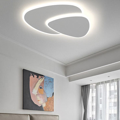 Contemporary Square LED Ceiling Light Fixture Dimmable