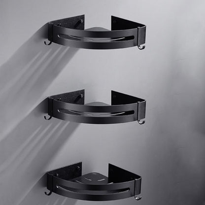 Sleek Black Bathroom Accessory Kit, 3 Piece Set