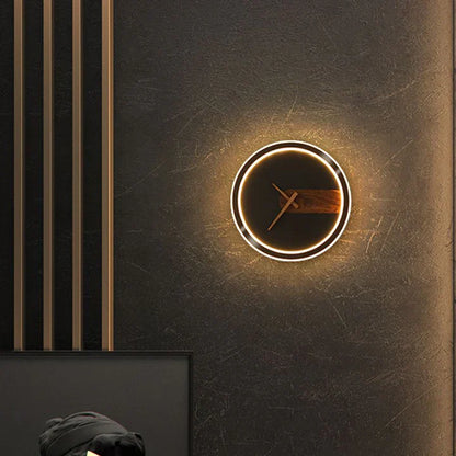Contemporary Slim LED Wall Clock - Luxicro