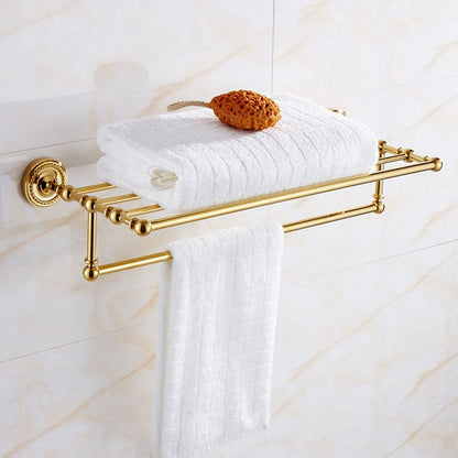 Classic Brass Bathroom Fixture Set