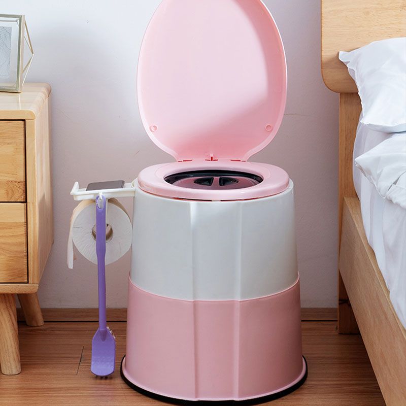 Modern Plastic Floor Mount Toilet Bowl with Seat