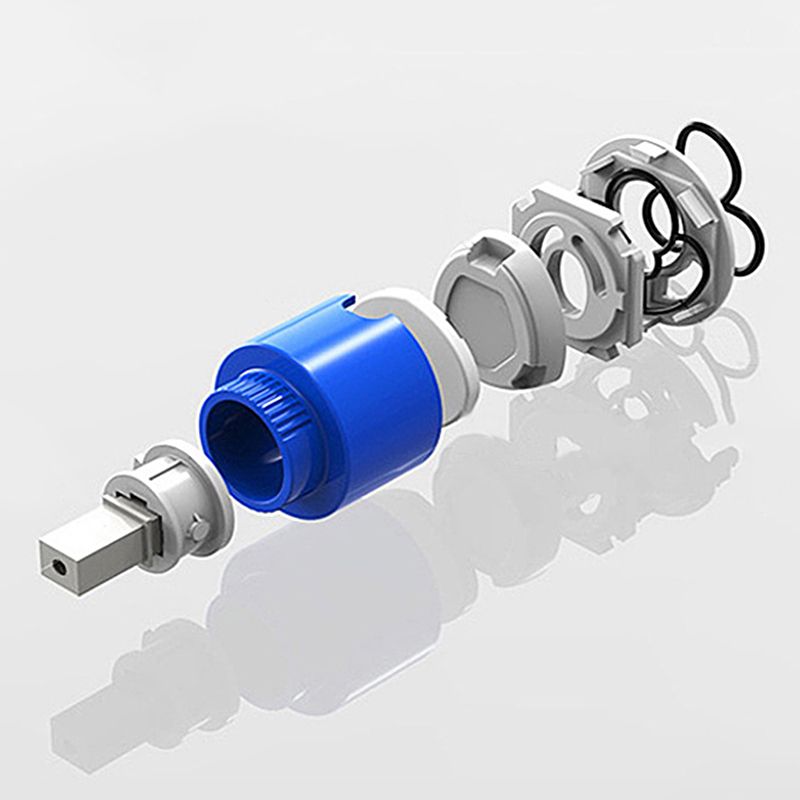 Stylish Lever Handle Kitchen Faucet with Rotating Spout