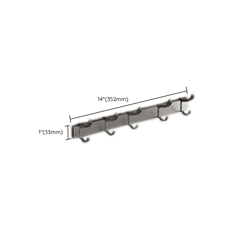 Stylish Chrome Bathroom Shelf Towel Rack Set