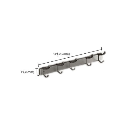 Stylish Chrome Bathroom Shelf Towel Rack Set