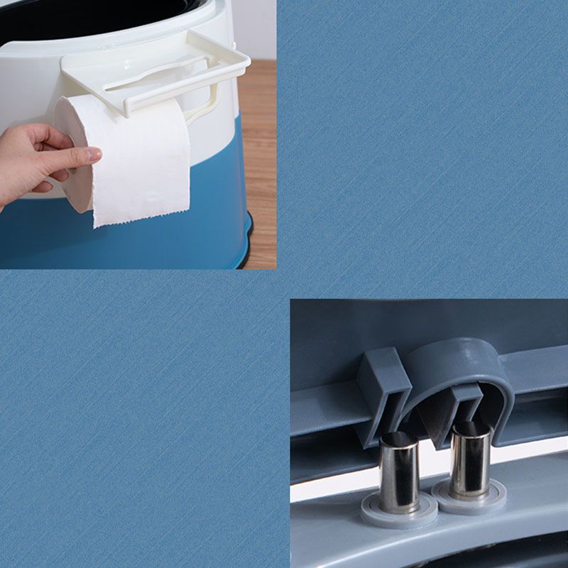 Modern Plastic Floor Mount Toilet Bowl with Seat