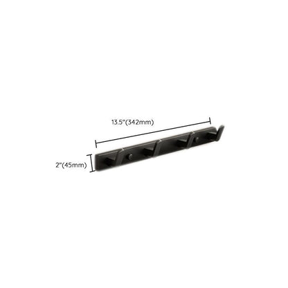 Modern Black Bathroom Storage Shelf Set