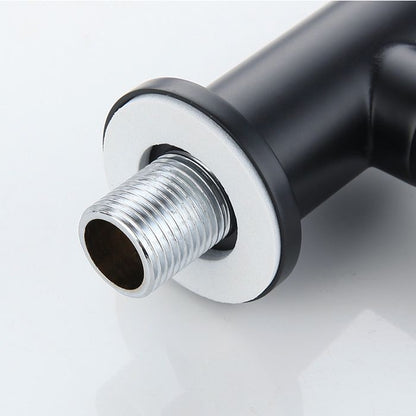 Contemporary Mount Bathroom Faucet Lever Handle