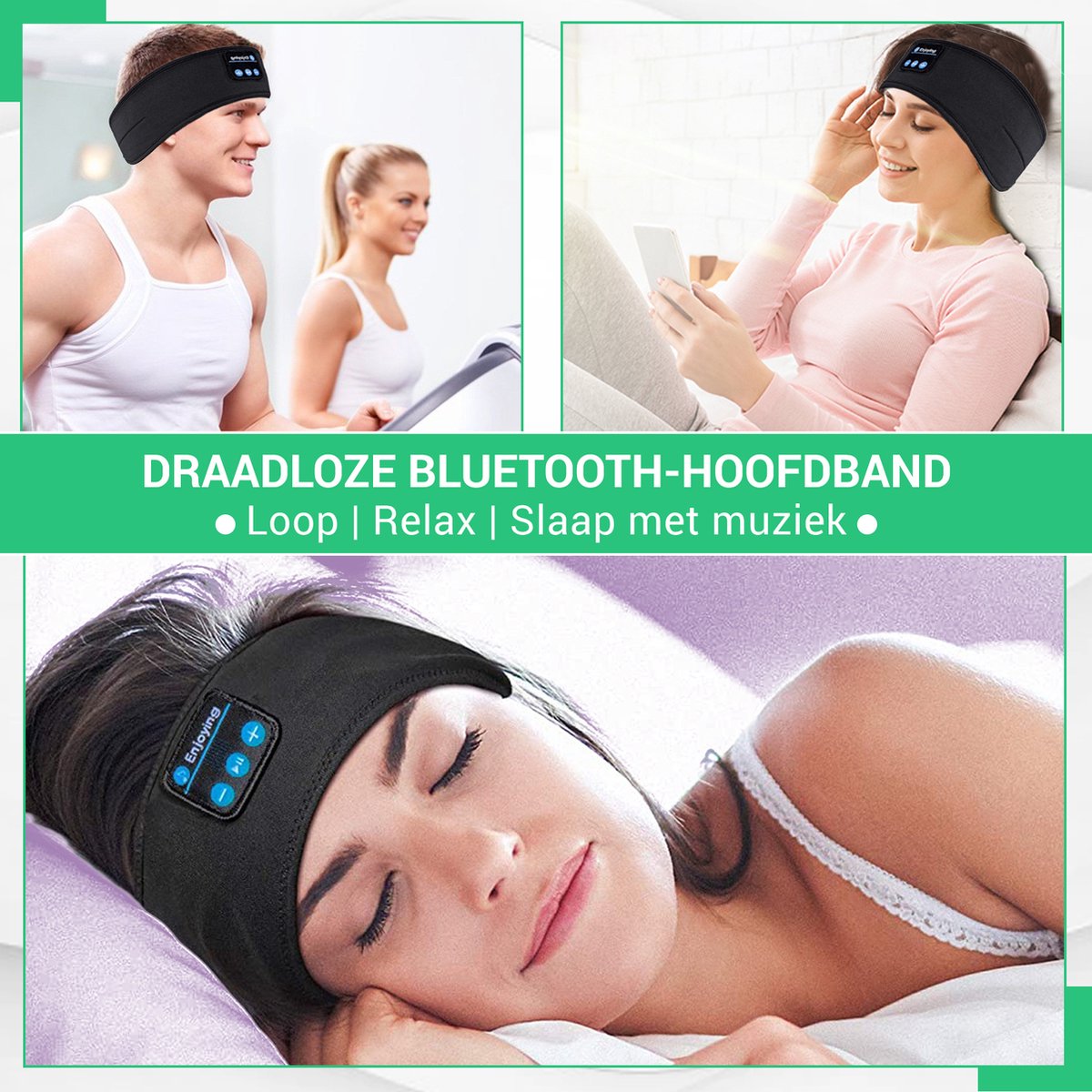 Smart Wireless Sleep Tracker Band for Better Rest - Luxicro
