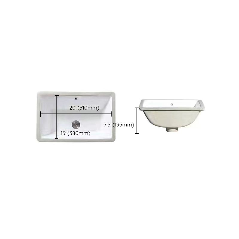 Modern Drop-In Oval Bathroom Sink with Faucet