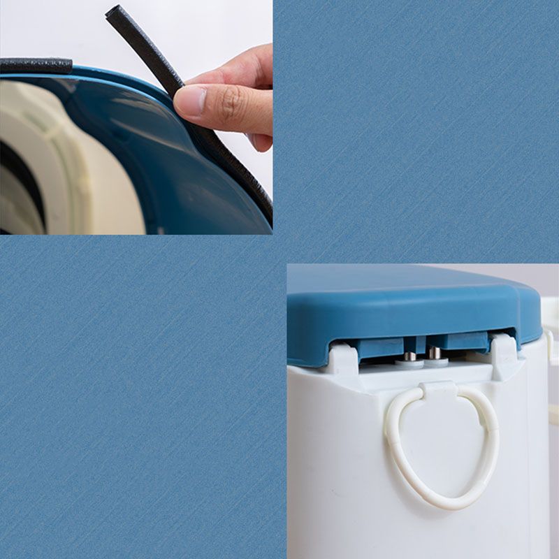 Modern Plastic Floor Mount Toilet Bowl with Seat