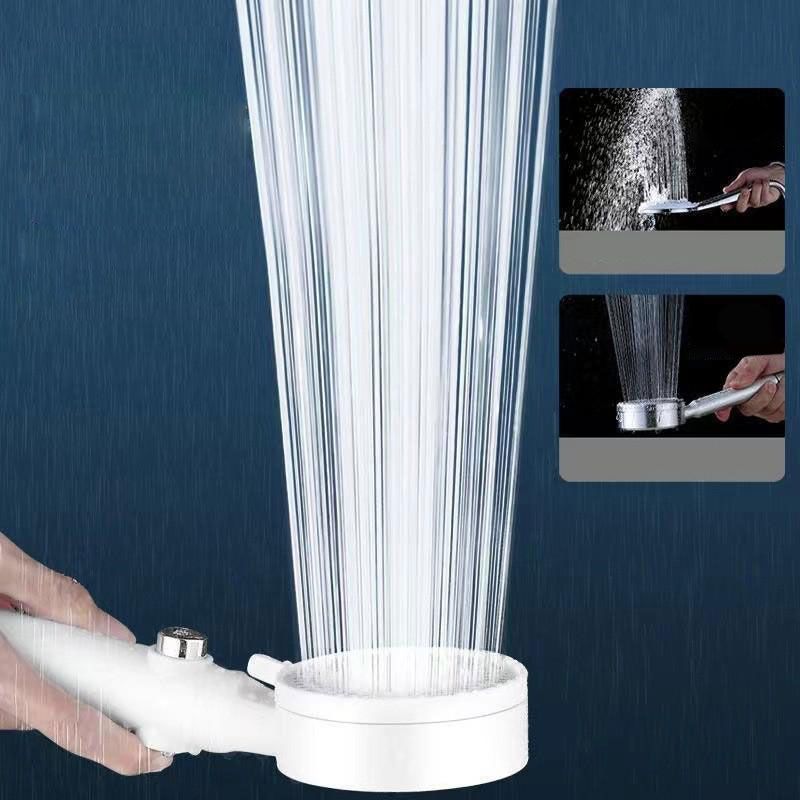Modern Showerhead Set with Handheld Spray and Wall Mount