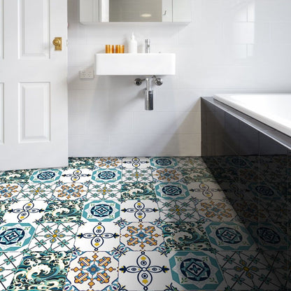 Colorful Easy Install Vinyl Floor Tiles