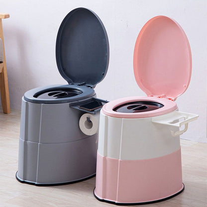 Modern Plastic Floor Mount Toilet Bowl with Seat
