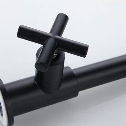 Contemporary Mount Bathroom Faucet Lever Handle