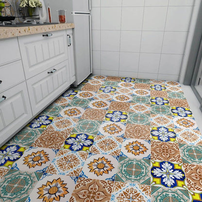 Colorful Easy Install Vinyl Floor Tiles