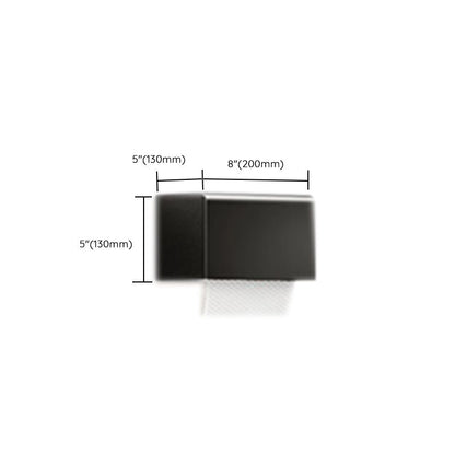 Modern Black Bathroom Storage Shelf Set
