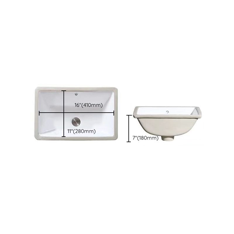 Modern Drop-In Oval Bathroom Sink with Faucet