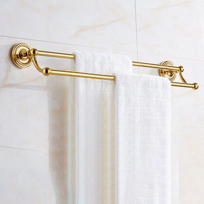 Classic Brass Bathroom Fixture Set