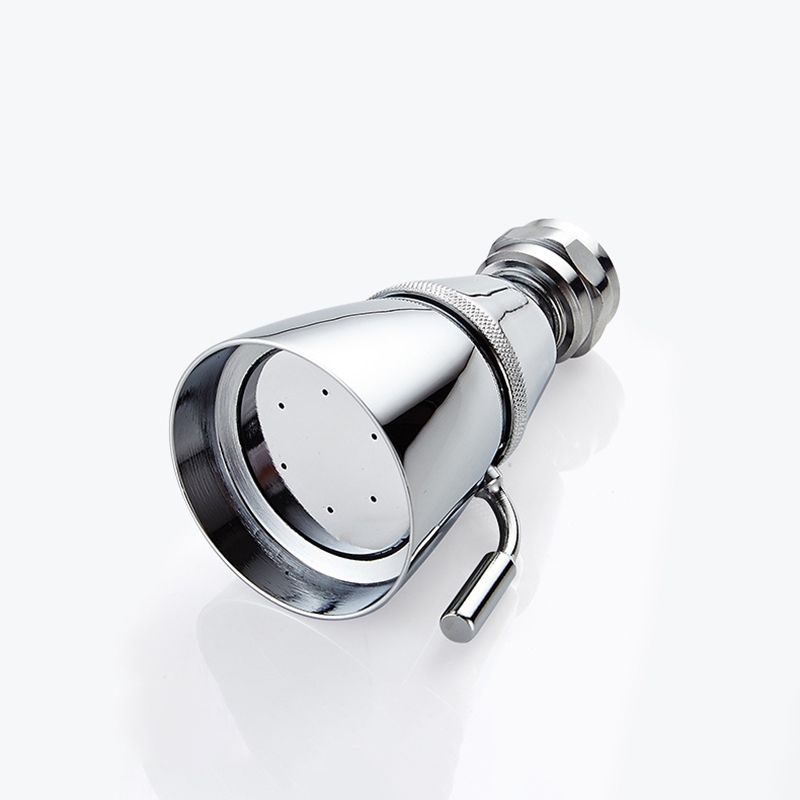 Silver Stainless Steel Wall Mount Round Shower Head