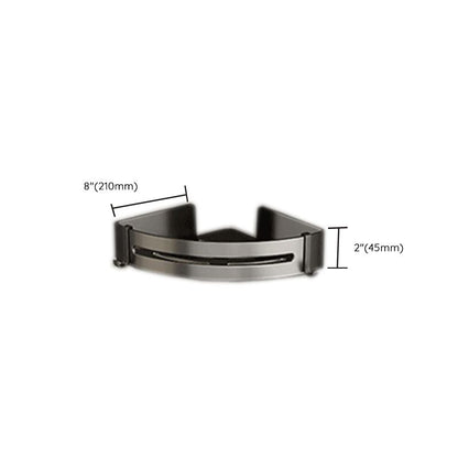 Stylish Chrome Bathroom Shelf Towel Rack Set