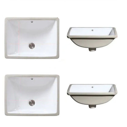 Modern Drop-In Oval Bathroom Sink with Faucet