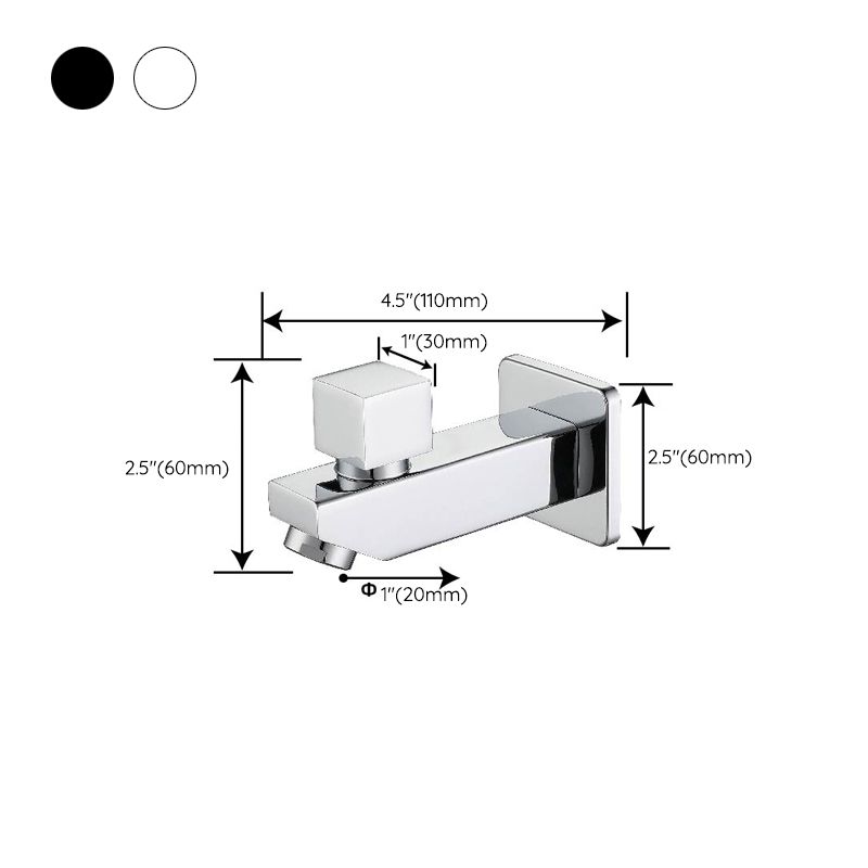 Contemporary Mount Bathroom Faucet Lever Handle