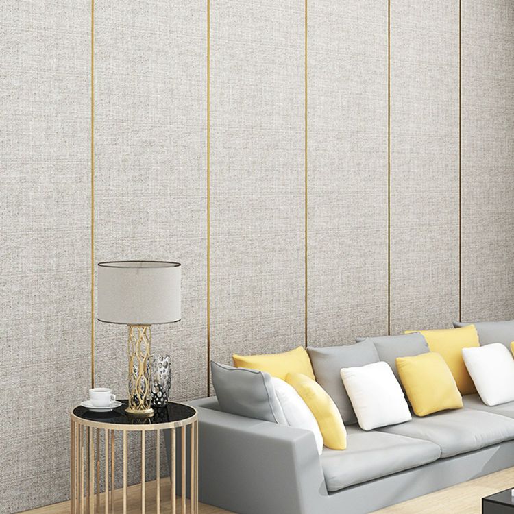 Stylish Fabric Wall Panel Indoor Decor Linen Covering