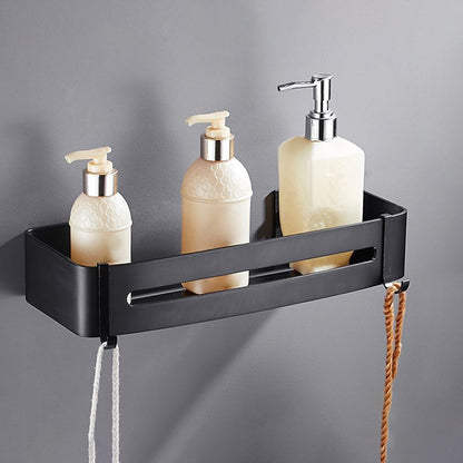 Sleek Black Bathroom Accessory Kit, 3 Piece Set