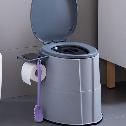 Modern Plastic Floor Mount Toilet Bowl with Seat
