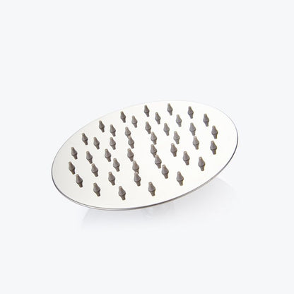 Silver Stainless Steel Wall Mount Round Shower Head