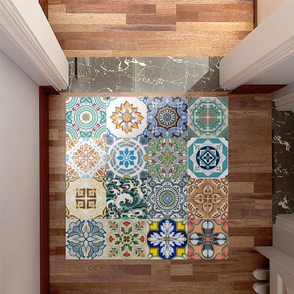Colorful Easy Install Vinyl Floor Tiles