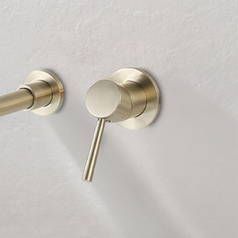 Modern Single Handle Wall Mount Bathroom Faucet