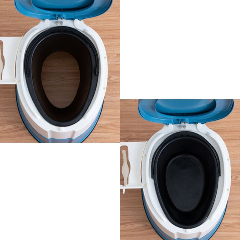 Modern Plastic Floor Mount Toilet Bowl with Seat