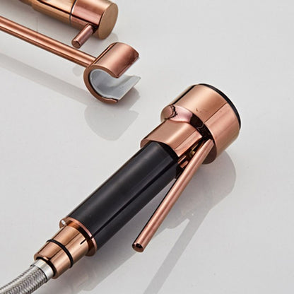 Premium 3-Function Brass Kitchen Sink Faucet Tap