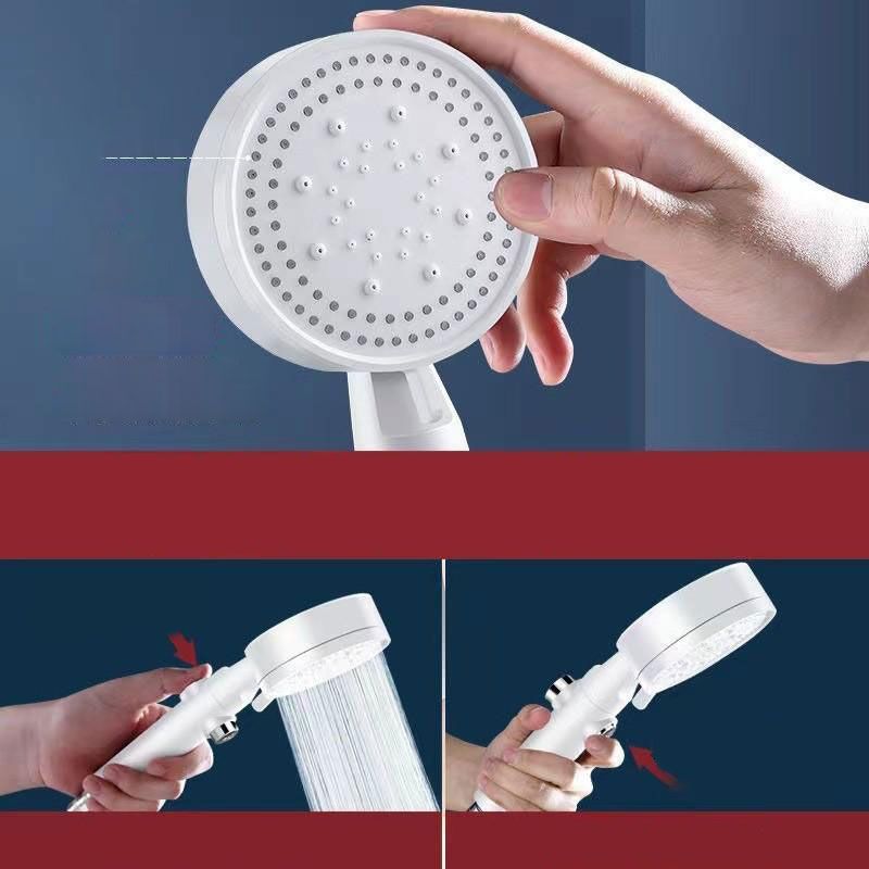 Modern Showerhead Set with Handheld Spray and Wall Mount