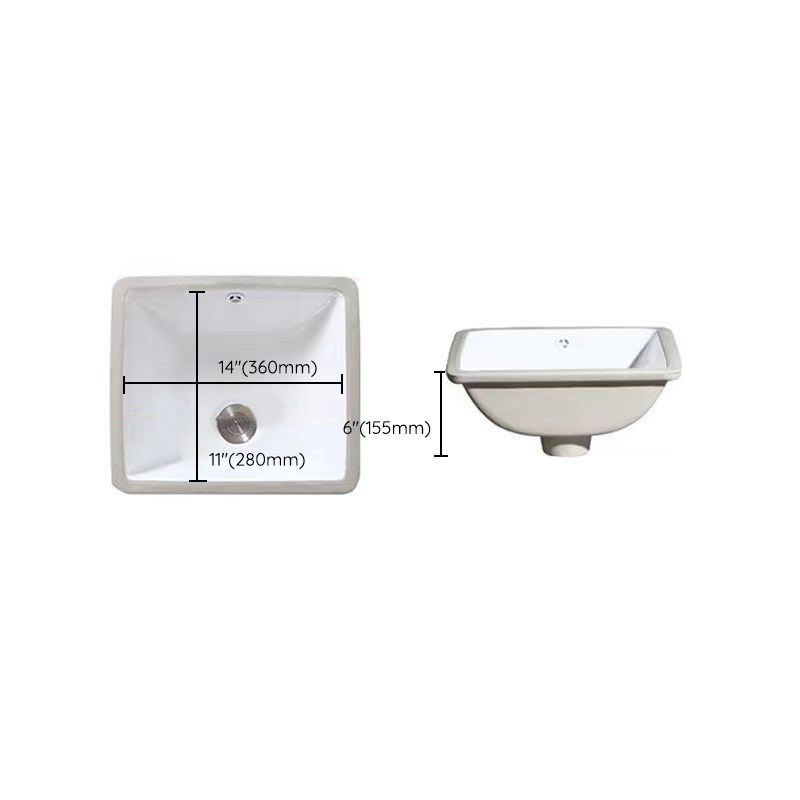 Modern Drop-In Oval Bathroom Sink with Faucet