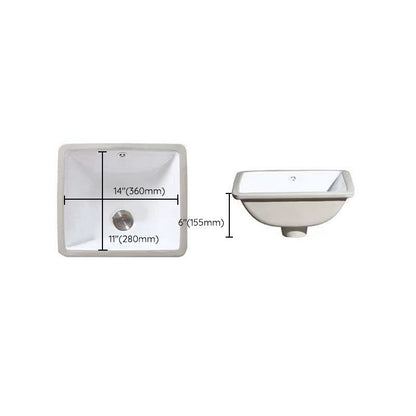 Modern Drop-In Oval Bathroom Sink with Faucet