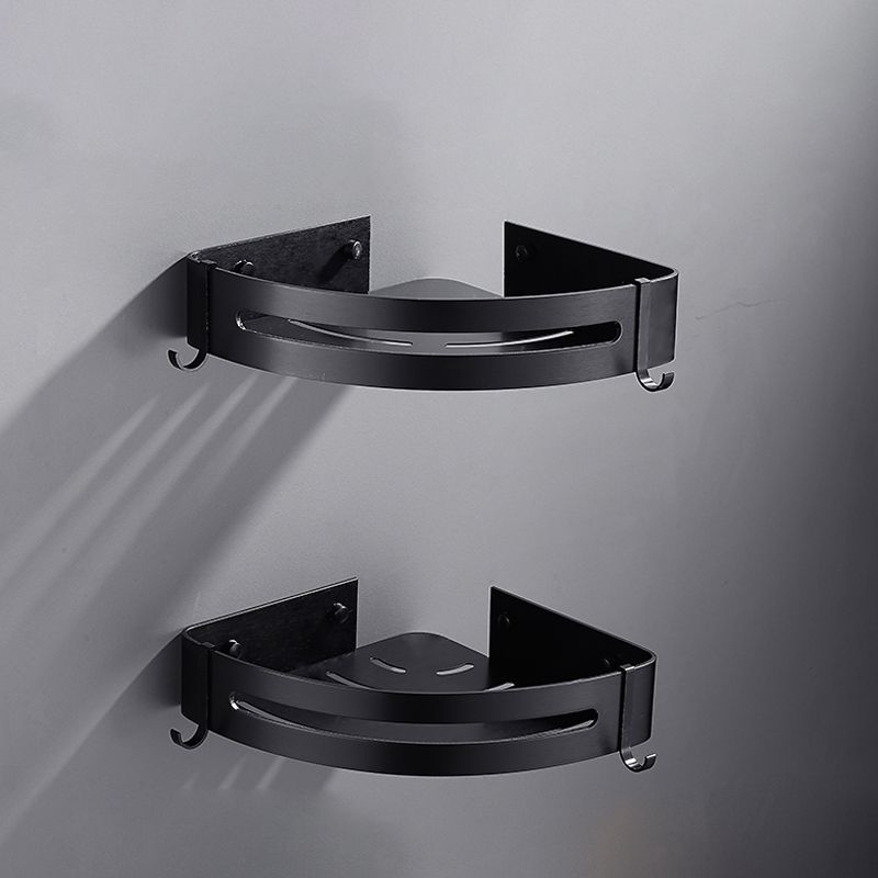 Sleek Black Bathroom Accessory Kit, 3 Piece Set