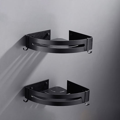 Sleek Black Bathroom Accessory Kit, 3 Piece Set