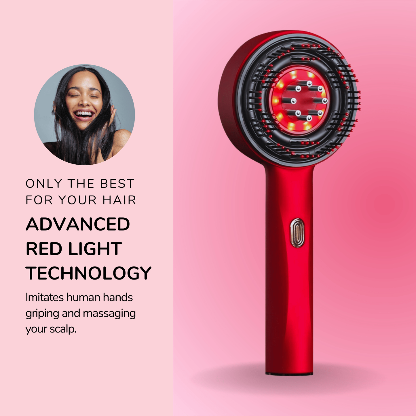 Rechargeable LED Scalp Massage Tool