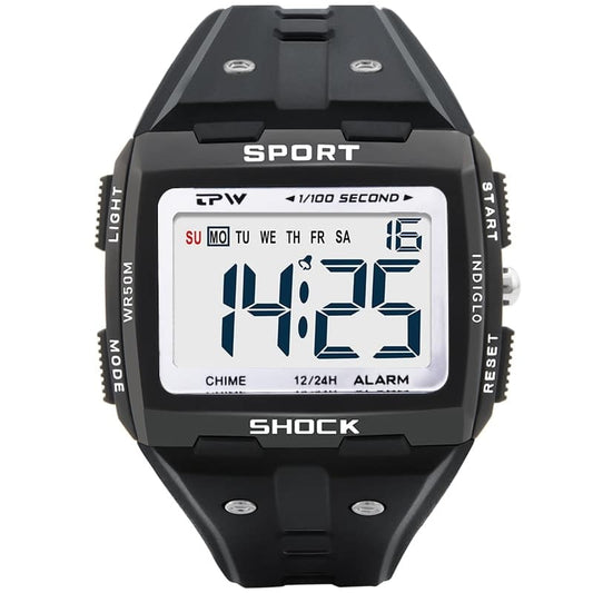 Big Display Waterproof Sports Watch - Luxicro