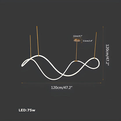Stylish Hanging Led Pendant Light for Kitchen Island