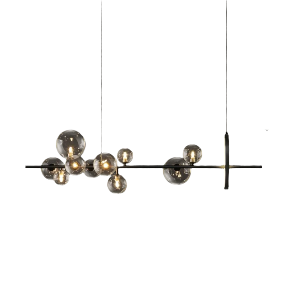Luxury Glass Globe Modern Chandelier Light