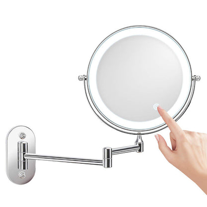 Bright LED Extendable Bathroom Mirror