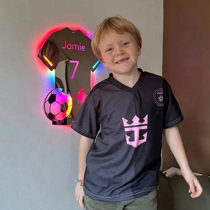 Glowing LED Running Jacket with Customizable Lights
